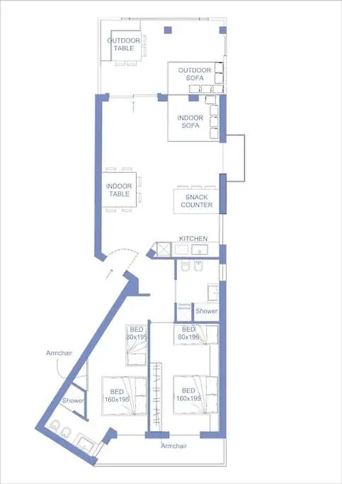 Yacht-Style New Apartment פאלאו
